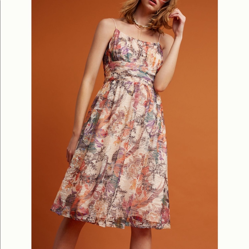NWOT Anthropologie Mackenzie Floral Dress